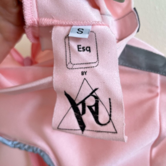 Esq by YRU Baby Pink Heart Cut-Out Midi Dress - SIZE S - Picture 4 of 4